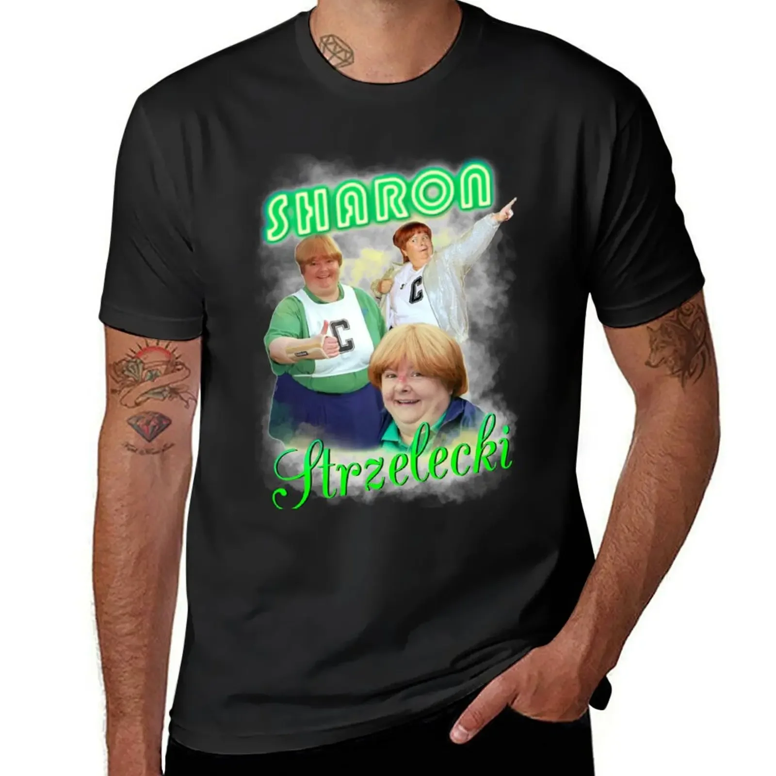 SHARON STRZELECKI KATH & KIM T-Shirt anime clothes Blouse mens clothing