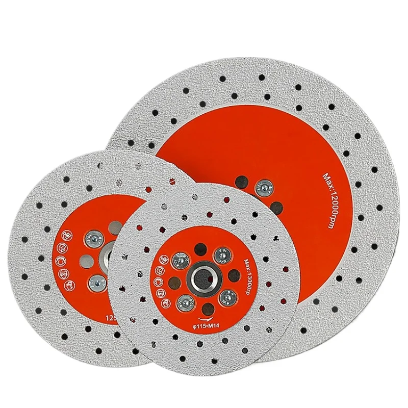 1PC Diamond Cutting Grinding Disc Vacuum Brazed Diamond Cutting Granite Saw Blade For Marble Concrete Ceramic Tile Angle Grinder