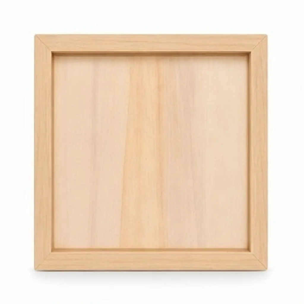 Unfinished Wood Picture Frames 10 Pack for Acrylic Watercolor Clay Crafts Kids Art Projects Home Decor