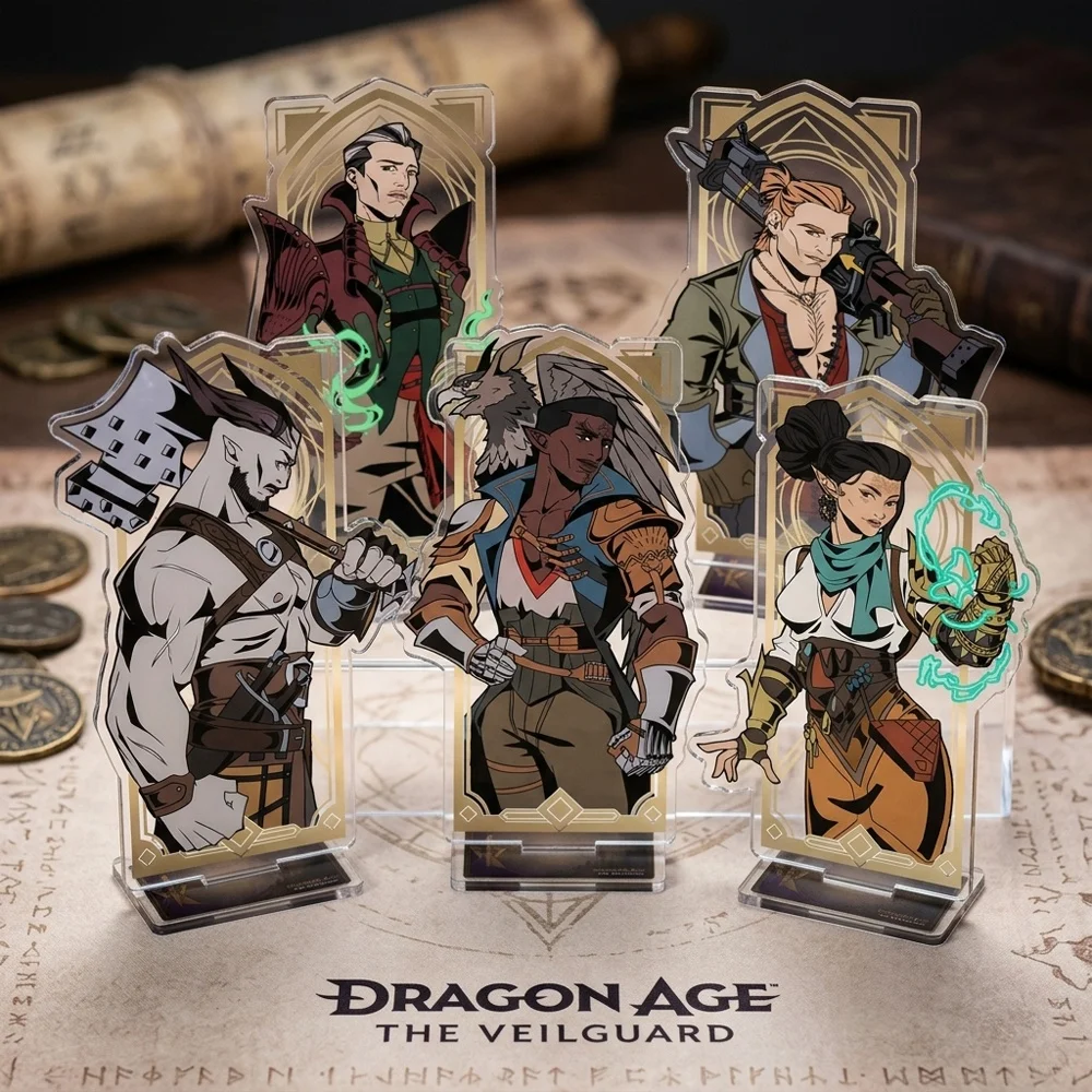 Dragon Age The Veilguard 15cm Acrylic Stand Double Sided Game Character Desktop Display Figure Fan Collection Decor Keyring Gift