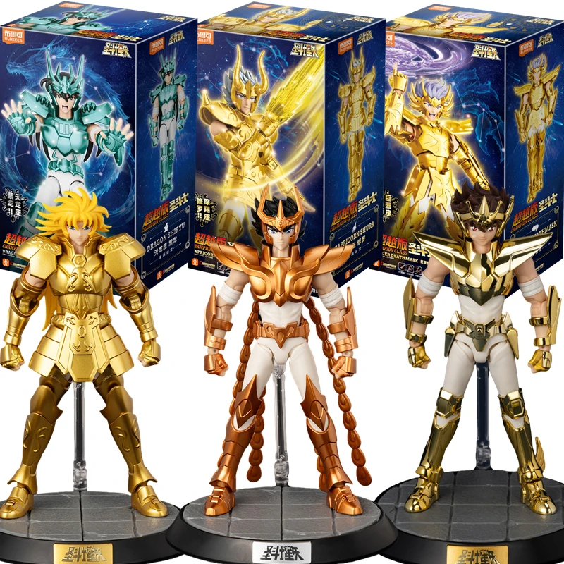 BLOKEES Original Saint Seiya Gemini SAGA Phoenix Ikki Draco Pegasus CHAMPION CLASS Gold Actionfigur Montagemodell Spielzeug Geschenk