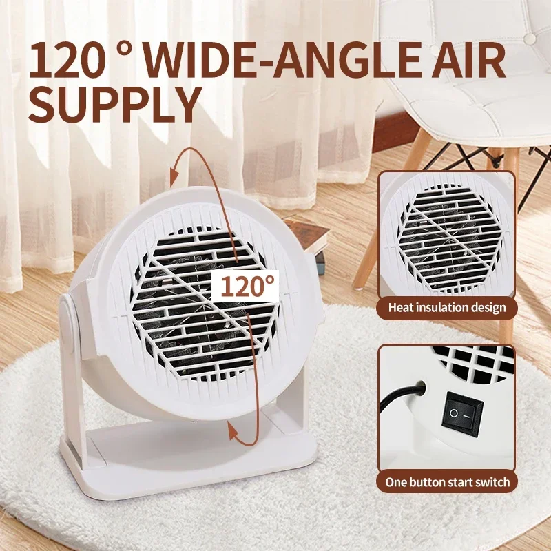 air heater Cold and warm heater Small electric heater for the home desktop office desktop portable heating fan Clipper vgr Nifes