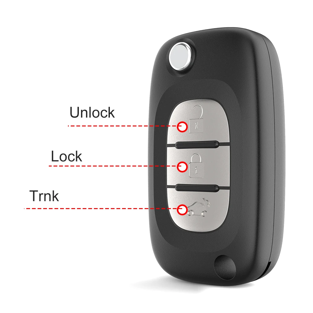 BEST KEY New Flip Remote Car Key Shell Case Cover For Benz Smart Fortwo 453 Forfour 2015 2016 2017 With 3 Buttons Fob