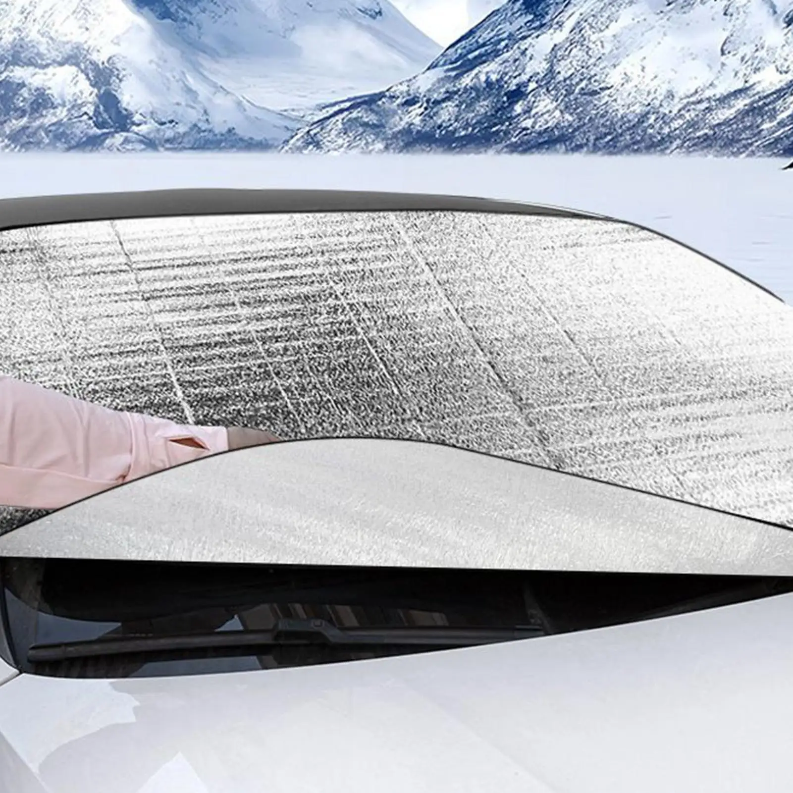 Foldable Car Front Windshield Sun Shade Heat Resistant UV Blocking Windshield Sun Screen Lightweight Sun Visor Protector