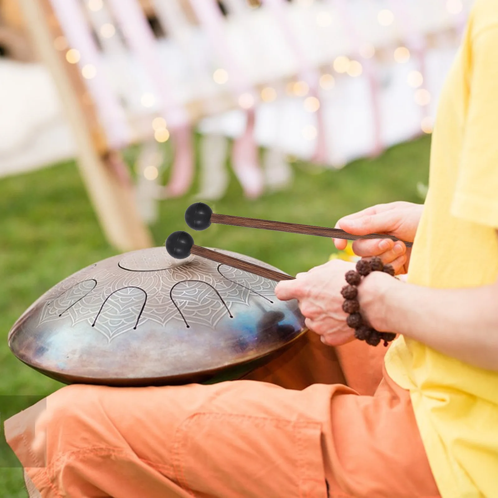 

1 Pair Tongue Drum Mallets Professional Marimba Sticks Durable Percussion Accessories For Xylophone Musical Instrument Parts