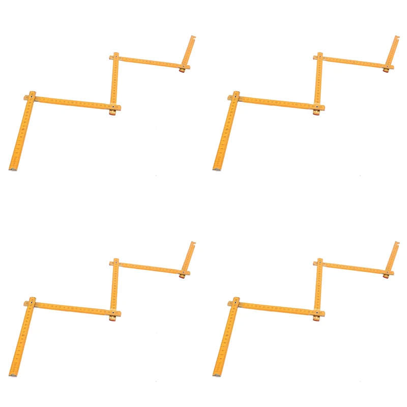 AB47-4X Портативная плотницкая деревянная складная линейка 100 см/39 дюймов