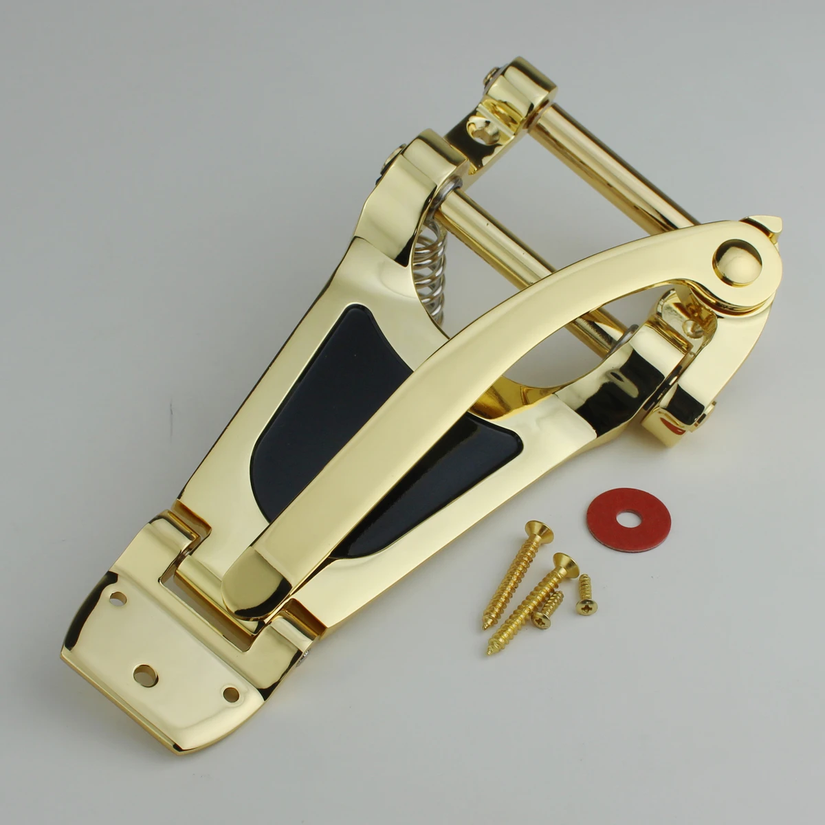 LP Jazz Electric Guitar Bridge Pull Plate Vibrato System Large Shaker Lever Chrome/Gold Premium Tremolo Vibrato Guitar Bridge