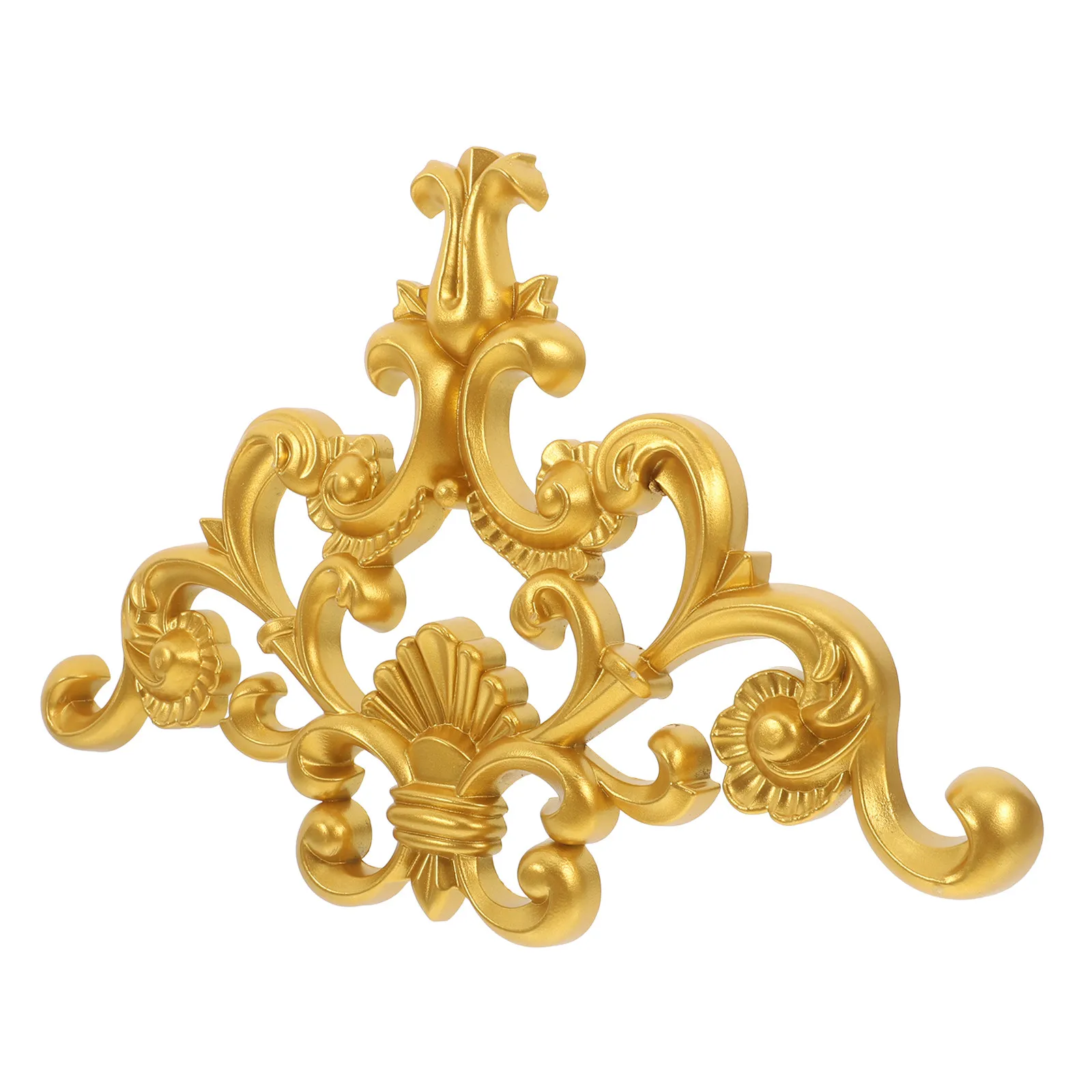 European Design PVC Carved Flower Onlay Applique Unpainted Wall Ceiling Door Cabinet Wardrobe Furniture Decorative Ornament