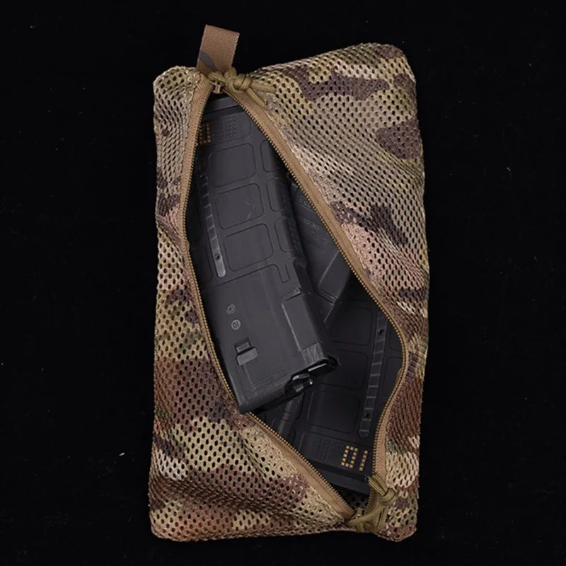 Tactical Storage Mesh Pouch (6x12inch) Airsoft Accessories