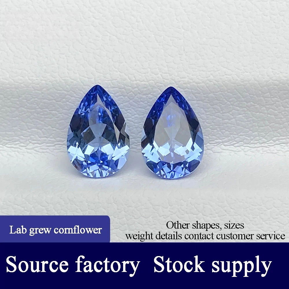 high-quality-lab-grown-sapphire-cornflower-blue-gemstones-loosely-pear-shaped-suitable-for-jewelry-setting