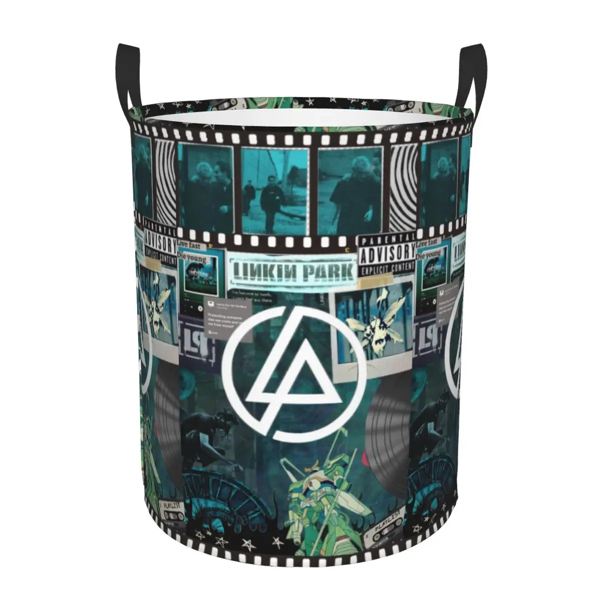 

Custom New L-Linkins Brand Parks Rock Europe And The United States Laundry Basket Collapsible Large Clothing Storage Bin Band