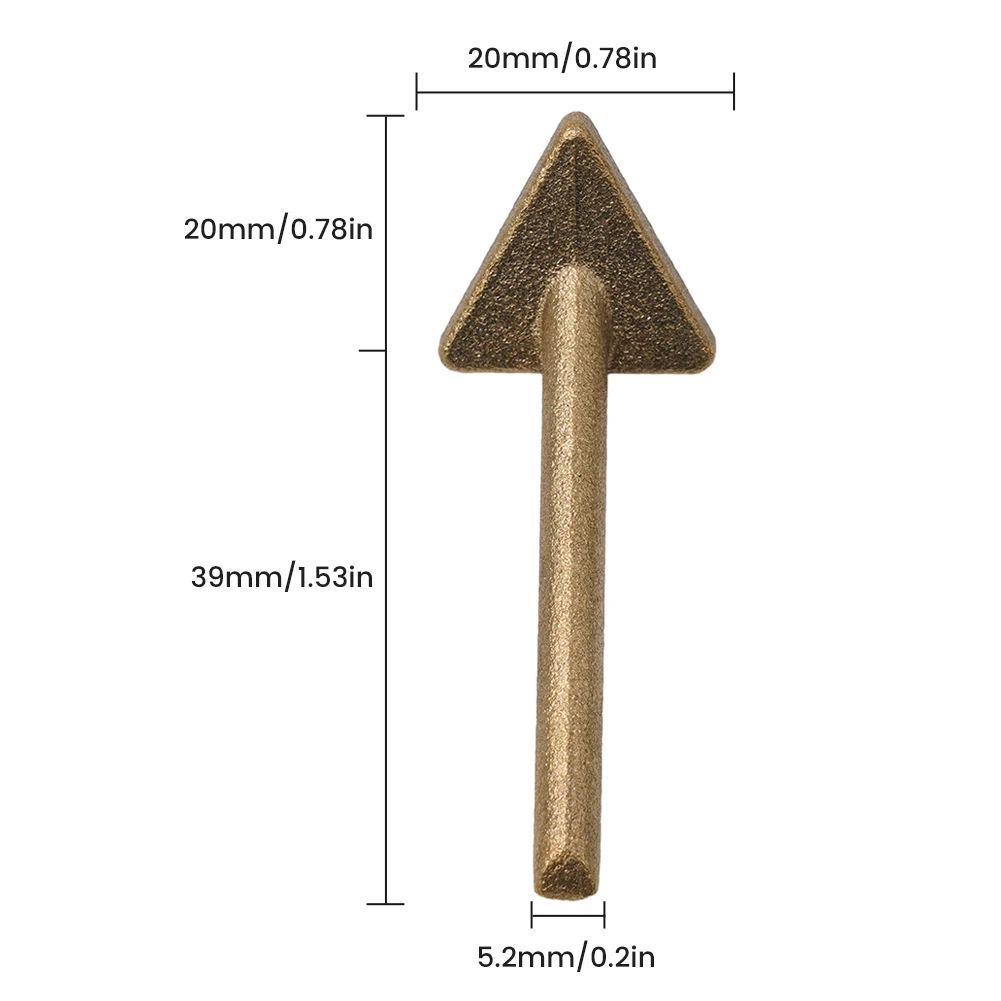 1pc Welder Soldering Iron Tip Plastic Repair Triangular Copper Smoothing Head Welding Tip 16mm 20mm For 60 Watt Plastic Welding