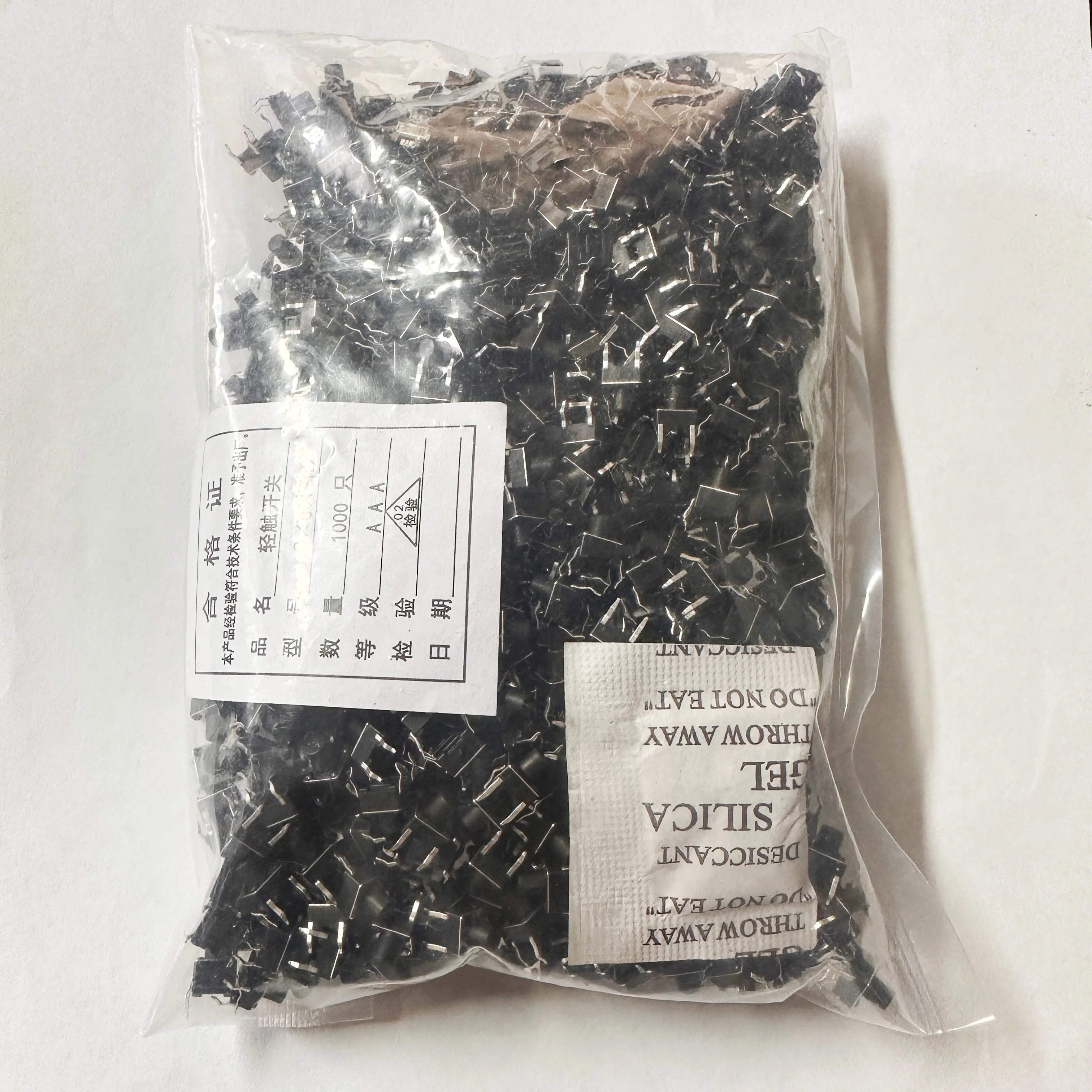 1000 Uds 6x6x7 Interruptor táctil interruptor de botón