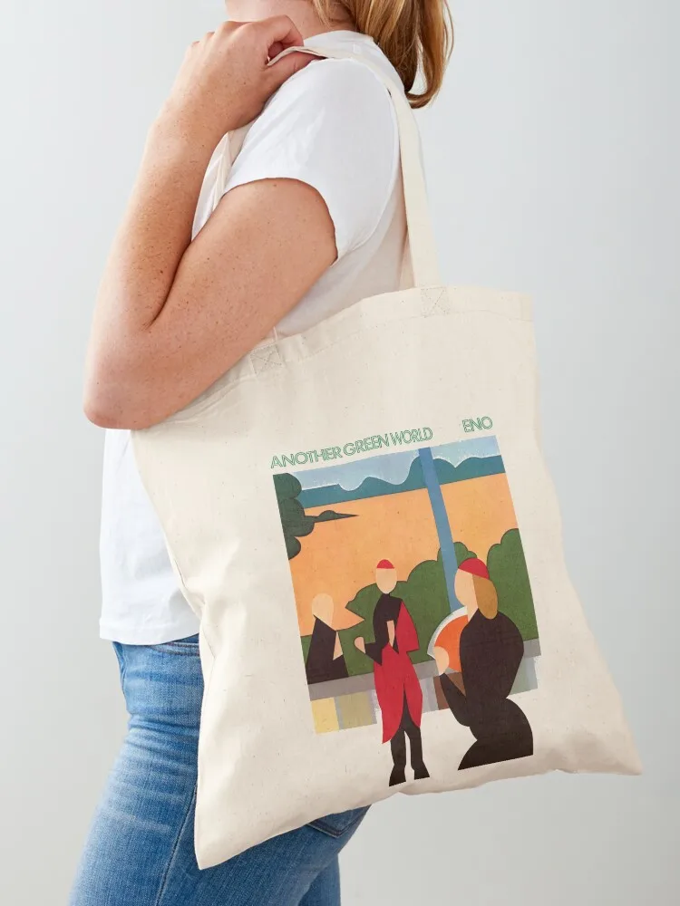 

Brian Eno Another Green World High Quality Tote Bag canvas tote bags personalized tote Women's bag Woman shopper bag