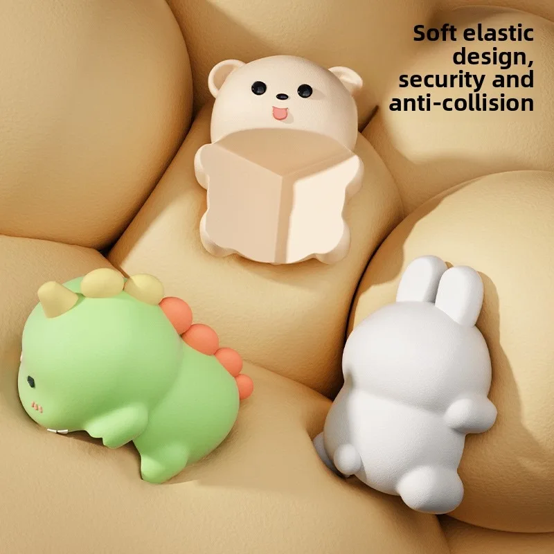 2Pcs Mini Corner Protector Table Edge Soft Packaging Anti-Collision Strip For Children Cartoon Sticker Baby Protection