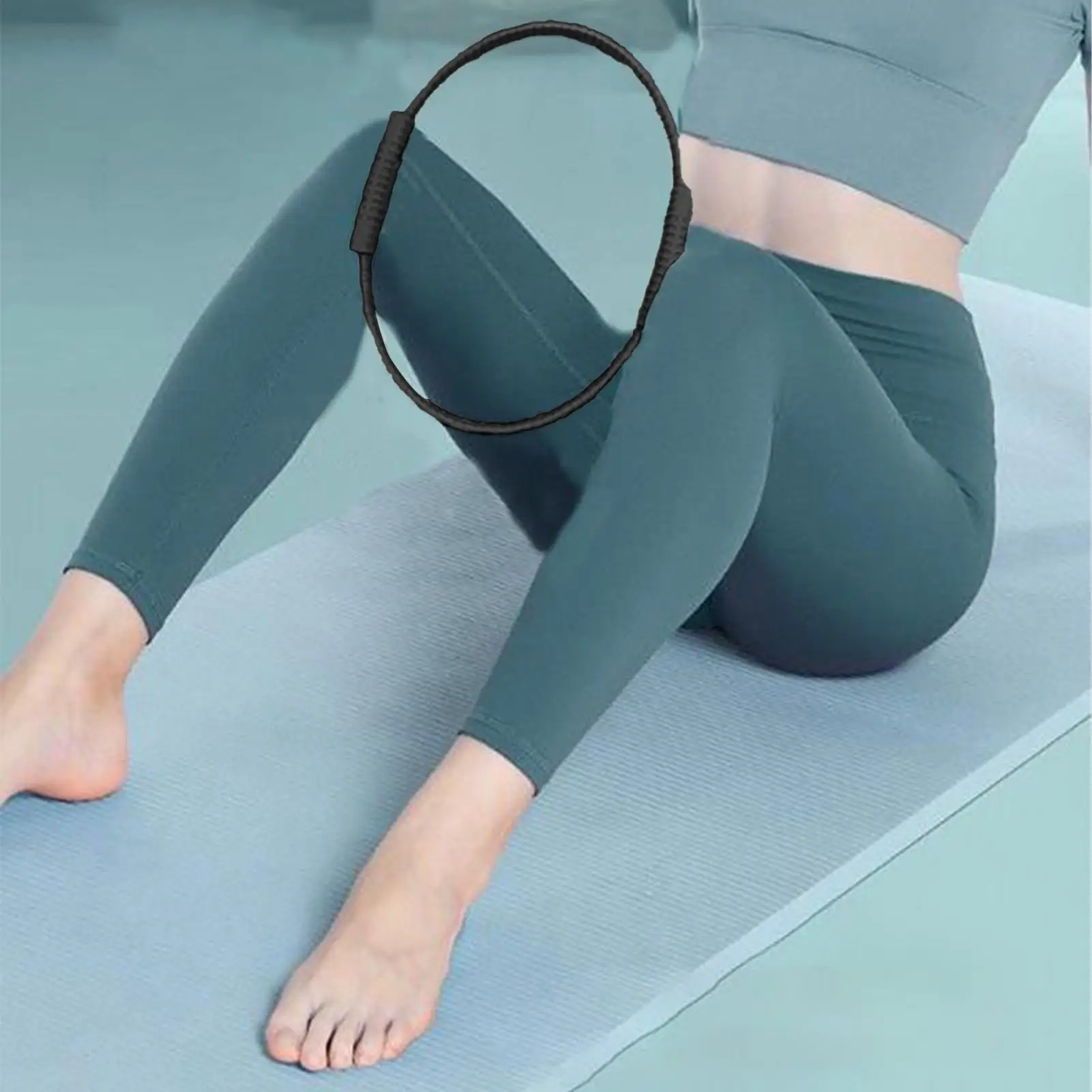 

Кольцо для домашнего пилатеса, нескользящее эргономичное оборудование, круг для фитнеса для пилатеса для женщин, для домашнего спортзала, общежития, квартиры, тренировки для начинающих