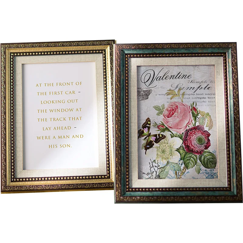 إطارات الصور الرجعية الأوروبية الجديدة، والحوامل، وإطارات صور تزيين الصور في استوديو الصور، وإطارات الحائط، والديكور DIY #5