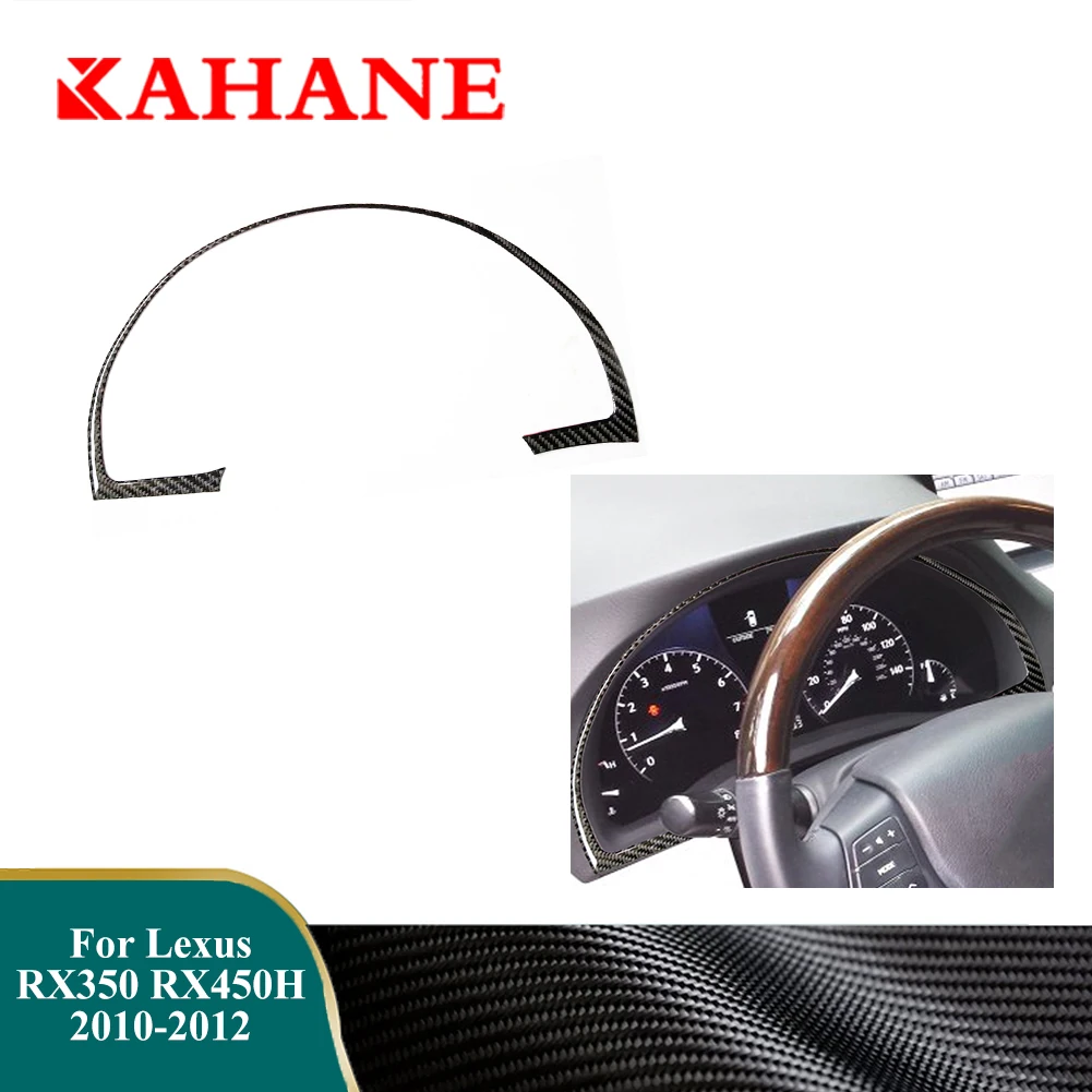 

For Lexus RX350 RX450H 2010 2011 2012 Speedmeter Decorative Trim Accessories Interior Cover Mouldings Car Carbon Fiber Stickers