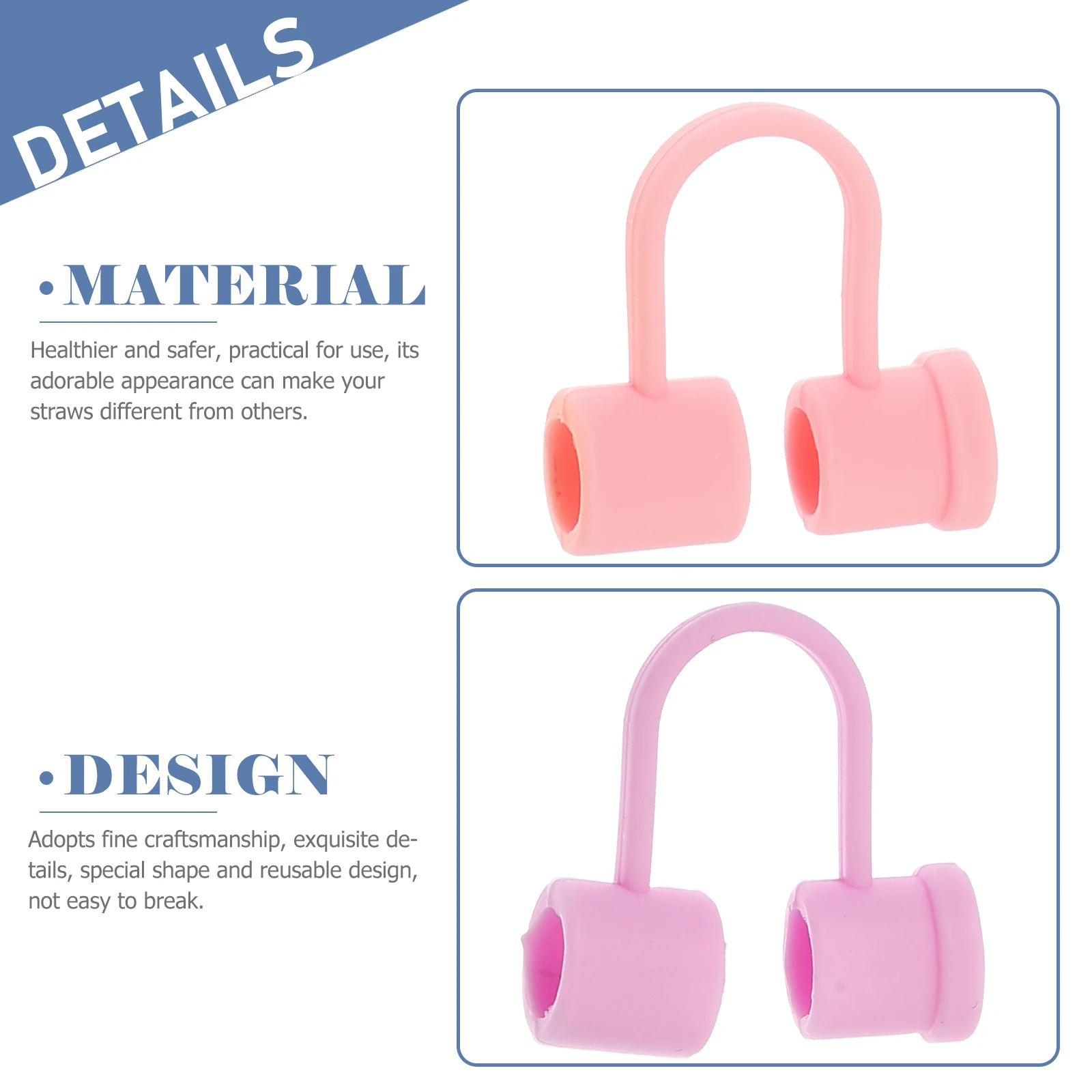 

12Pcs Reusable Silicone Straw Tips Covers Colored Plugs for Drinking Straws Party Camping Picnic Straw Cover Tips Protector