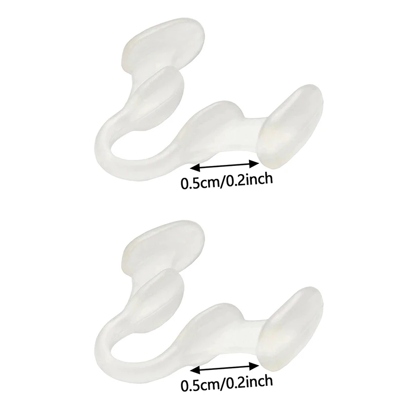 2 Stuks Siliconen Anti Snurken Neusdilatator Verbeteren Slaap Neus Clip Slaaphulp Preventie Gadget Anti-Snurken Apparaten helpen B
