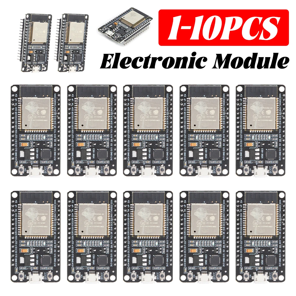 

Плата разработки ESP32 Комплект модуля ESP-32S WiFi + Bluetooth с низким энергопотреблением