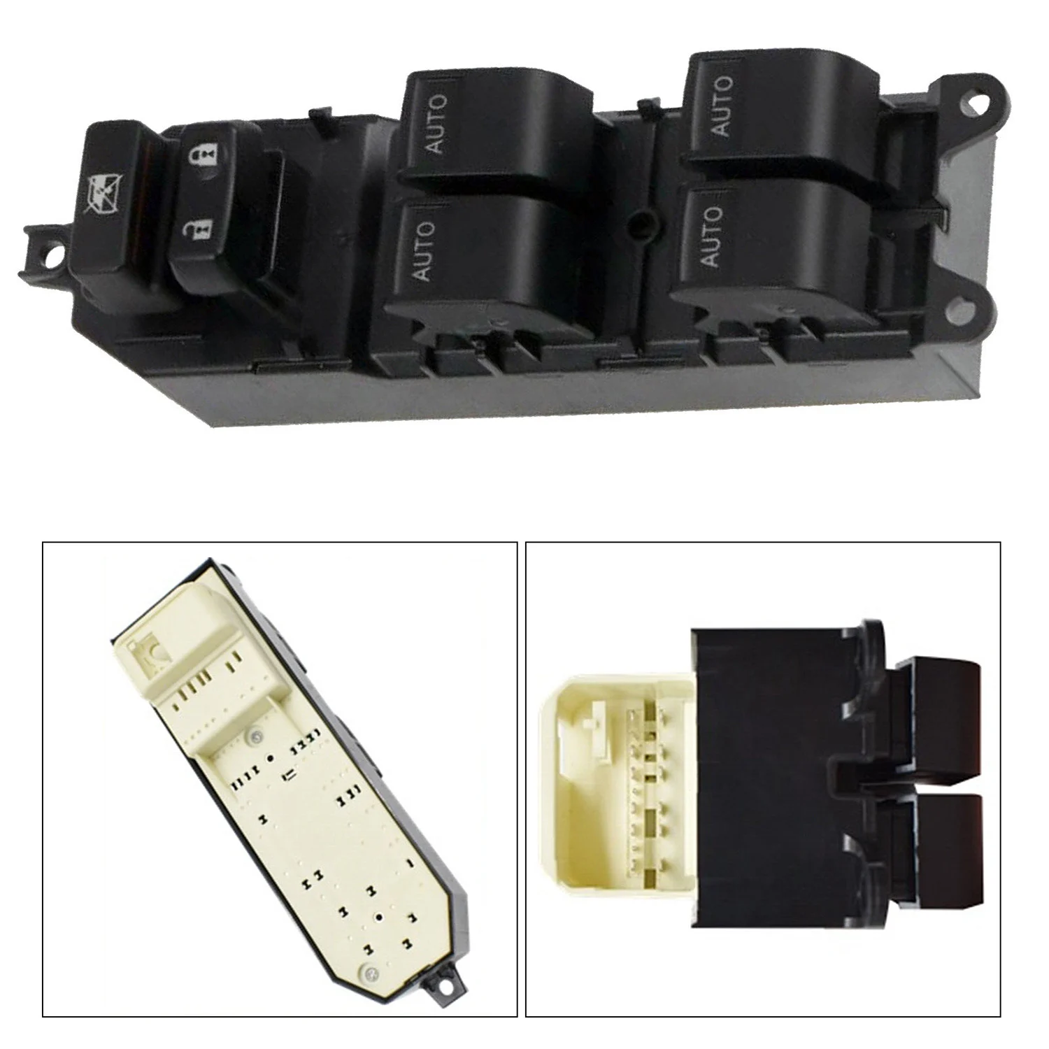 LHD مضاءة LED نافذة الطاقة التبديل السيارات 84820-0R040 لتويوتا تندرا 2007-2021 سائق الجانب LED نافذة الطاقة التبديل السيارات