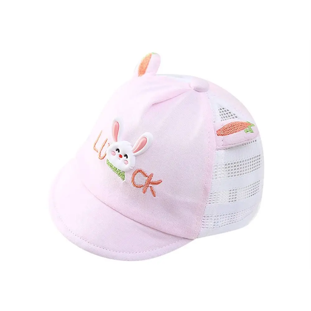 Fashion UV Protection Baby Baseball Cap Thin Breathable Soft Cotton Duck Tongue Hat Cute Cartoon Sun Protection Hat Boys Girls