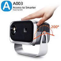 AUN A003 MINI Projector Portable WIFI Home Theater Cinema Sync Android IOS Phone Screen Beamer For 1080P FUll HD Movie