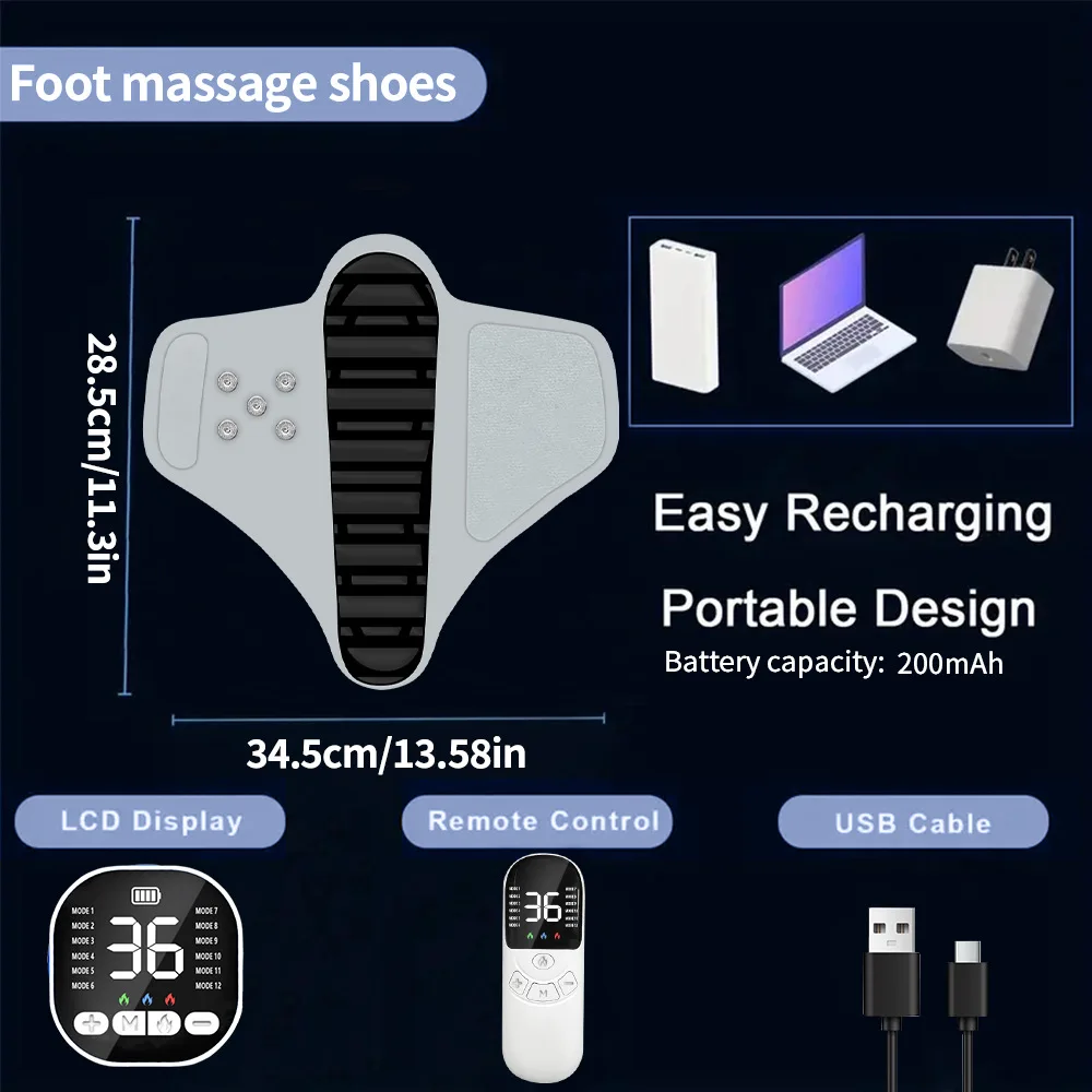 Intelligent Wireless Remote Control Home Use Foot Massager