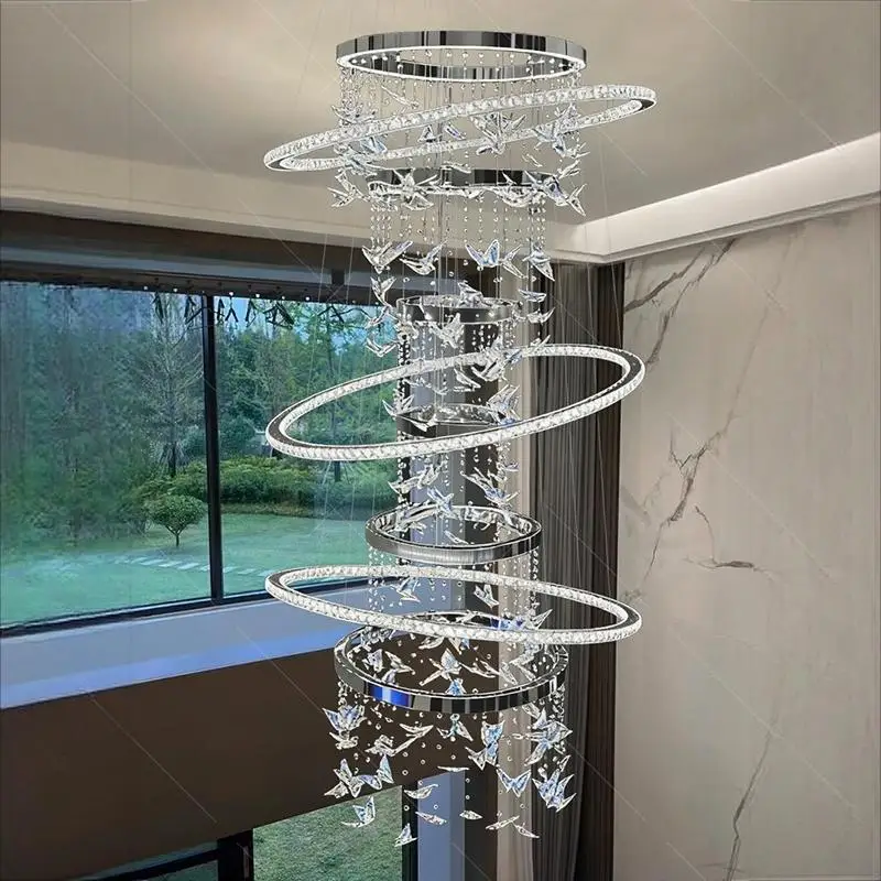 Modern Luxury Home Decoration Pendant Lights Staircase Pendant Lights Living Room Pendant Lights Indoor Lighting