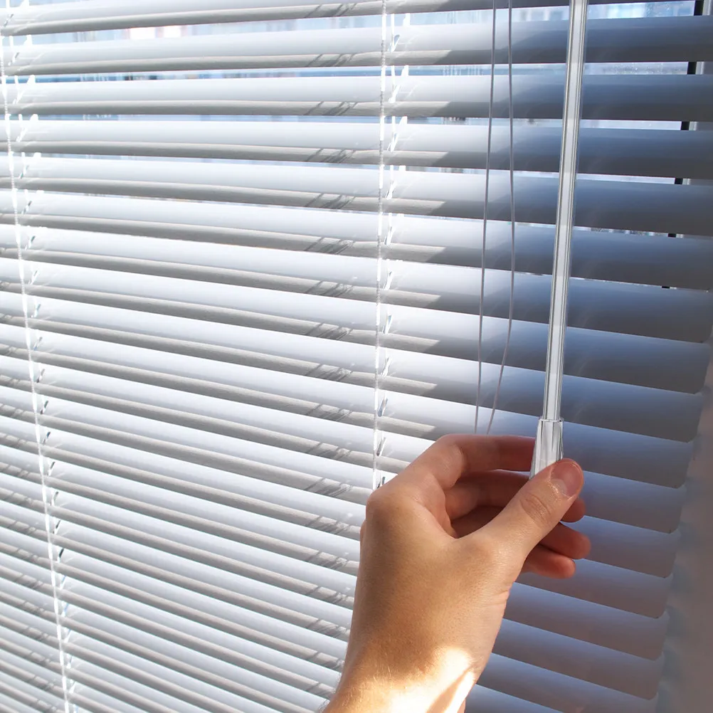 4pcs Transparent Blind Wand for Vertical & Horizontal Blinds – Clear Plastic Window Opener Pole Replacement