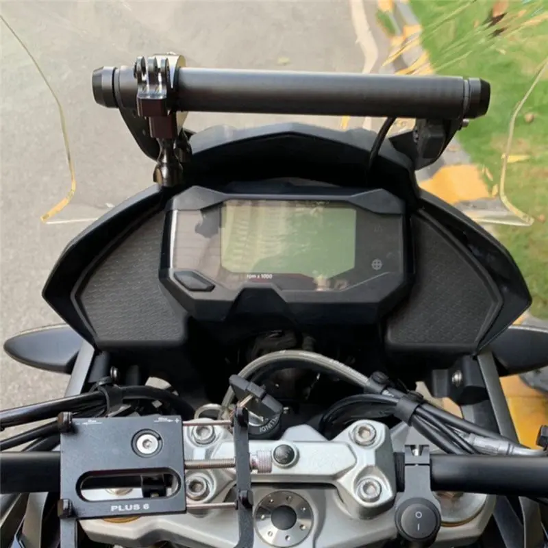 ABHX-Motorcycle Stand Holder Phone Mobile Phone GPS Navigation Plate Bracket For BMW G310GS 2017-2022 3