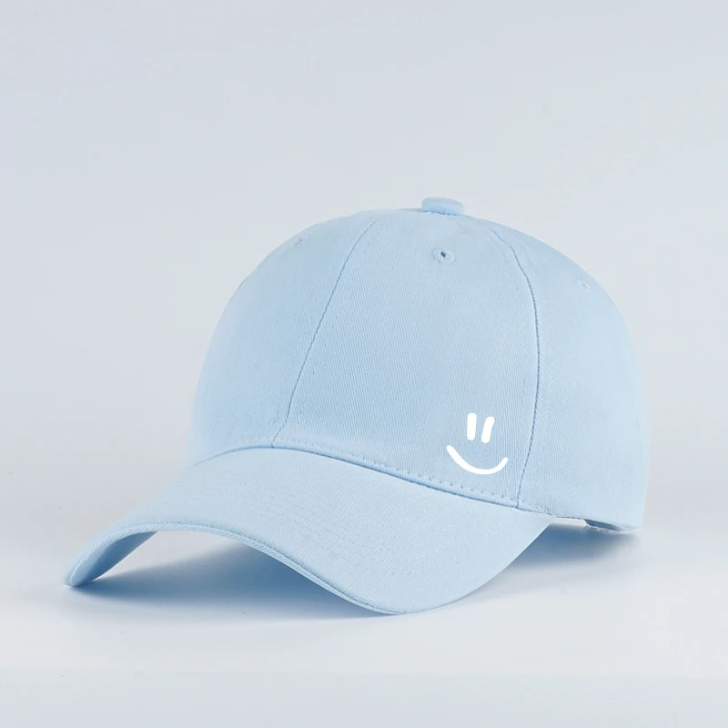 Women's Basic Smiley Graphic Baseball Cap Adjustable Casual Hat for Daily Travel Weekend Gathering Vacation Party