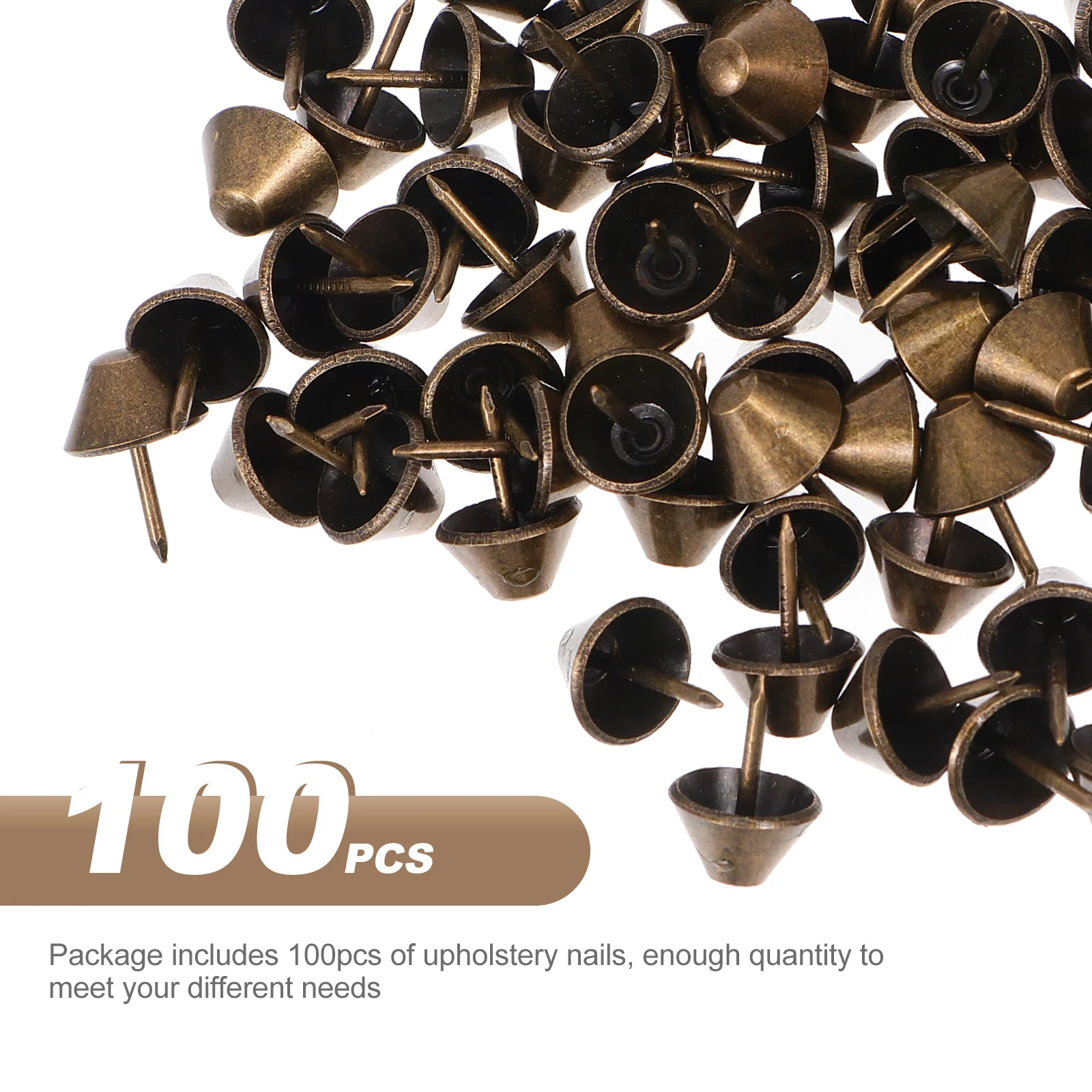 100 قطعة مسامير المفروشات خمر دائم الحديد الأثاث الأظافر دبابيس الزخرفية ل أريكة كرسي السرير المنزل المفروشات #2