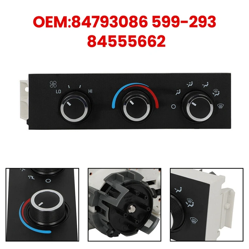 

599-293 Car AC Heater Climate Control Module For GMC Savana 1500 2008-2014 84555662 84793086