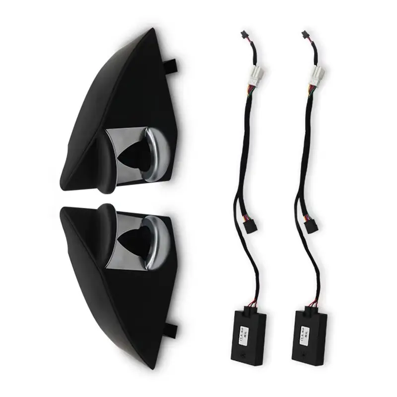 

For Mercedes Benz CLA W117 C117 Ambiance Light 12 Color Tweeter Speaker Car Audio Cover Hourglass Door A-pillar Loudspeaker Trim