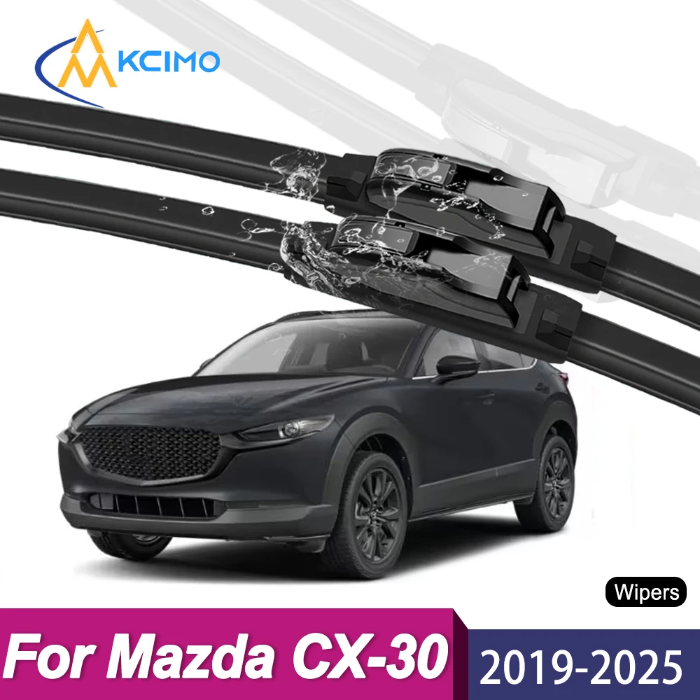 

OEM Style Exact Fit Front Windshield Wiper Blades For Mazda CX-30 DM 2019-2025 Perfect Replacement Wiper Kit