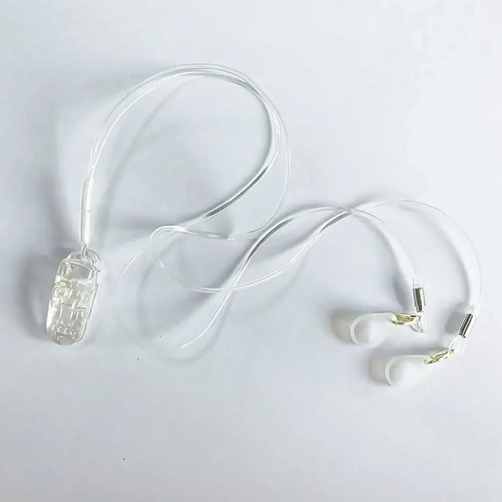 Hearing Aids Clip Holder Transparent 2 Rings Anti-Lost Lanyard Safety Behind The Ear Hearing Aids Accessory for Children Adult