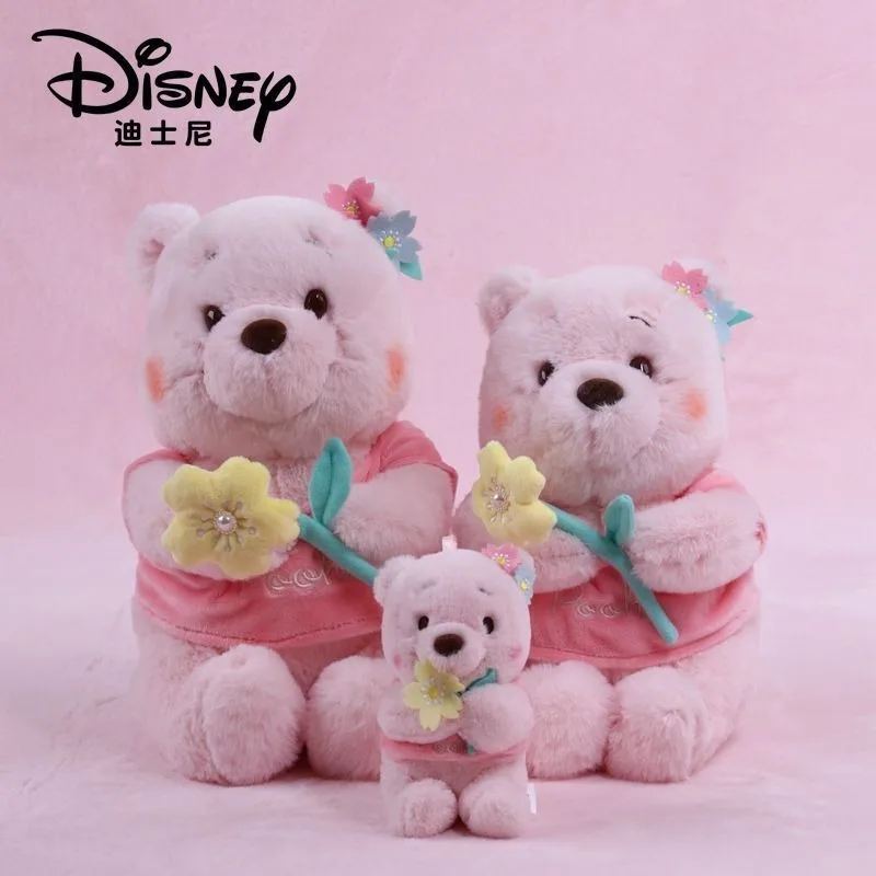 ตุ๊กตาหมีวินนี่เดอะพูห์ ดิสนีย์ ซากุระ สีชมพู ตุ๊กตาหมีนุ่ม กลิ่นหอม ของที่ระลึก ตุ๊กตาวินนี่เดอะพูห์ ของขวัญวันเกิดที่ดีที่สุดสำหรับเด็กชายและเด็กหญิง