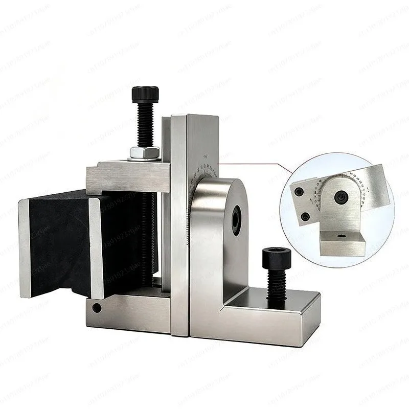 Wire EDM Fixture Vise, Stainless Steel 3-Axis Adjustable Clamping Board for Wire Cut Machine, Precision Workpiece Holder