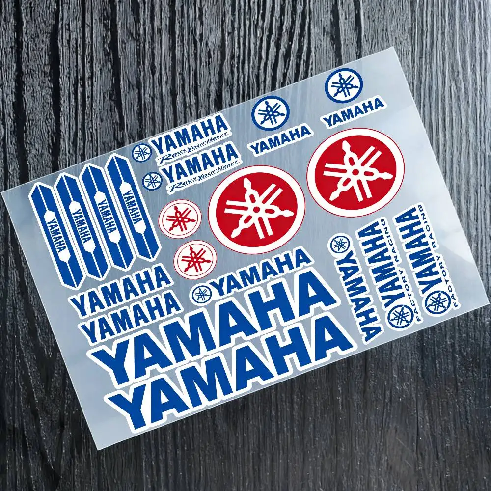 

For Yamaha Reflective Motorcycle Stickers, 3M Safety Warning At Night In The Dark Scooter Helmets