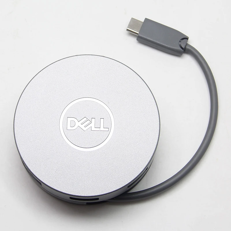 لـ DELL DA310 7-IN-1 USB-C محول الهاتف المحمول مع USB-C USB-A HDMI VGA DP RJ45 جديد بدون حزمة البيع بالتجزئة