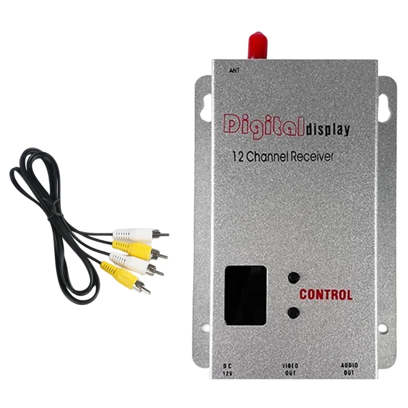 

1.2G 1.5W FPV VRX Receiver 12CH 1500Mw Audio Video Receiver For Long Range FPV Drone RC Model