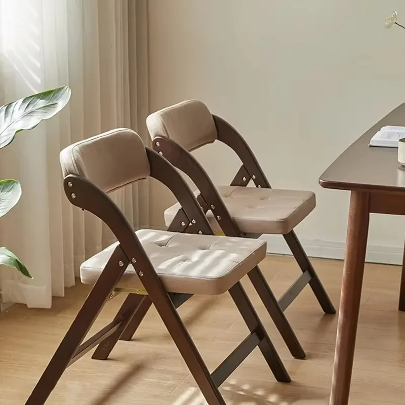 Sillas de comedor nórdicas modernas, hermosas sillas de comedor tapizadas y plegables, silla de comedor ergonómica vintage, muebles para el hogar