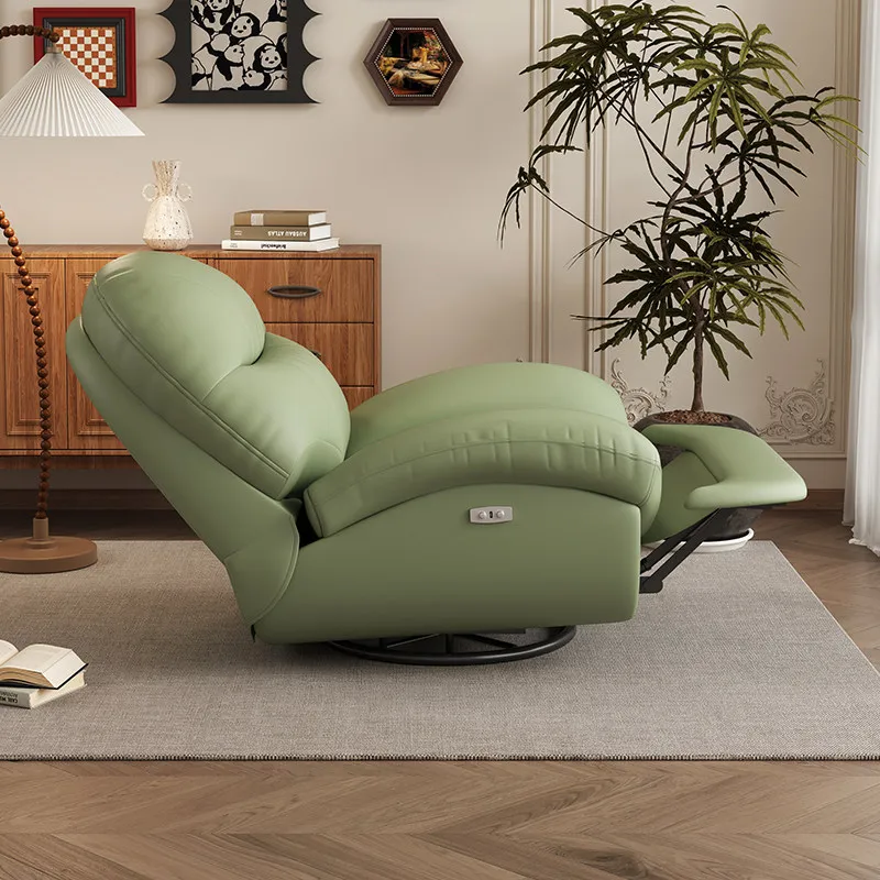 Electric Single Seat Sofa With Rocking USB Phone Charging Living Room Sofa Recliner Lazy Lounge Chair Couch Divani Furniture