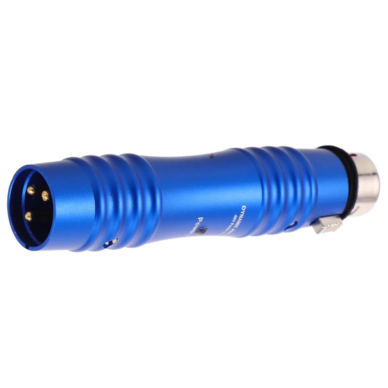 

Dynamic Microphone Amplifier In-line Booster for Stage Performances Outdoor Blue Aluminum Tube Coil