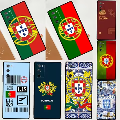 Portugal Passport Print Phone Case For Samsung Galaxy S25 S23 S22 S21 Ultra S9 S10 S20 Plus S24 FE Funda Cover Shell