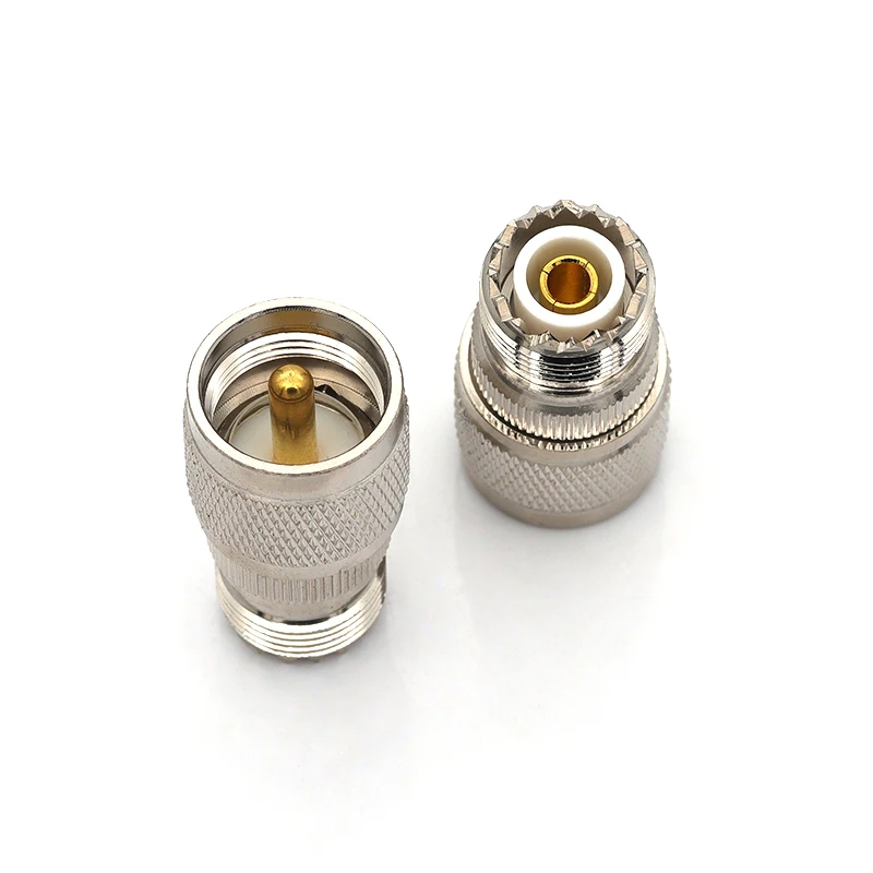 1-10Pcs Adapter UHF PL259 SO239 to UHF / N Male Plug & Female Jack Straight & Right Angle & Flange & T Type RF Coaxial Connector