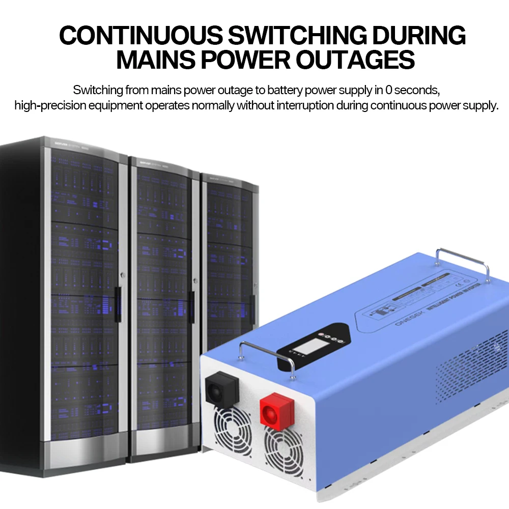 50Hz 60Hz Elektriciteitsnet Frequentie Zonne-Energie Omvormer 3kw Naar 10kw Off-Grid Omvormer Off Grid Mppt Lading Controller Voor Thuis