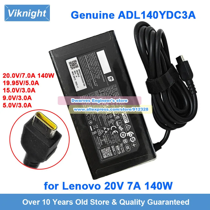 

Genuine 20V 7A 140W AC Adapter ADL140YDC3A 5A11K06364 Laptop Charger For LENOVO IDEA PRO 14IRH8 I5-13500 LEGION SLIM 7I GEN 8